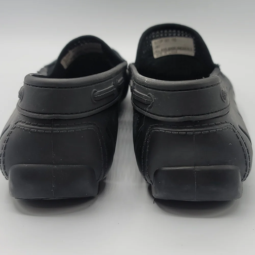 FLOATS BY ROBERT WAYNE SLOOP MESH/RUBBER WATER BOAT LOAFERS BLACK MENS 11D